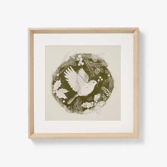 Threshold‎ Studio McGee 16x16 Dove Framed Wall Art Print - Target Christmas 2024 - Picture 1 of 5